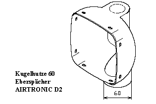Kugelhutze Ã¸ 60 fÃ¼r Airtronic D2